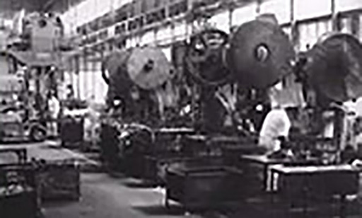 Scene of production in 1952
